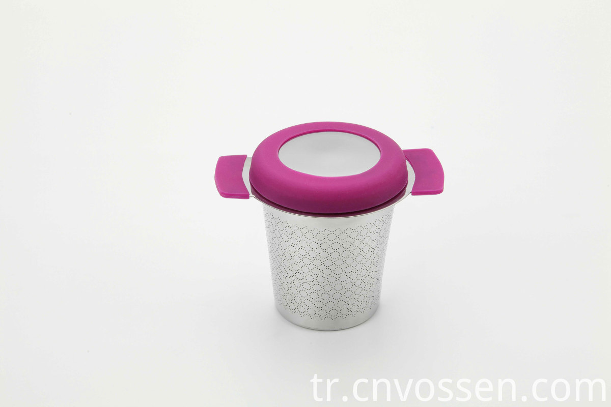 Aşındırma Fincan Şekli Çay Demlik Etching Cup Shape Tea Infuser